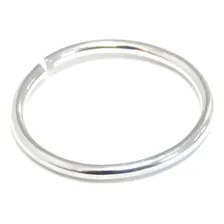 Piercing De Nariz Argola Em Ouro Branco 18k Foto mini  2