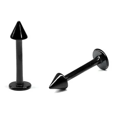 Piercing M2 Piercing Labret cor preto Foto mini 1