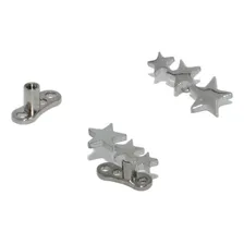 Piercing Microdermal Trio De Estrela Base + Topo Foto mini 2