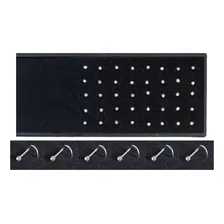 Piercing Nariz Pedrinha Strass Base Curva Cartela 40 Unidade Foto mini 2