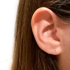 Piercing Orelha Daith Coração Ouro 18k Cor Dourado Foto mini 3