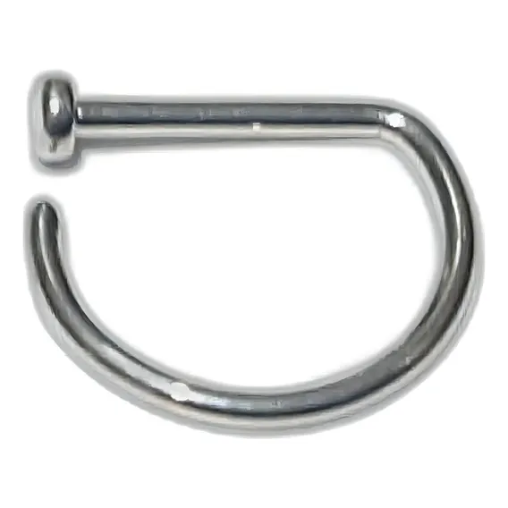 Piercing Titânio Open D Argola Ring Nostril Nariz Foto 1