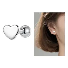 Piercing Tragus Cartilagem Aço 316l Coração Foto mini 1