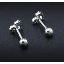 Piercing Tragus Cartilagem Coração Dourado Zirconia 6mm Cor Prateado Foto mini  3