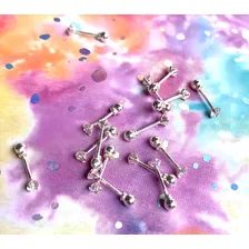 Piercing Tragus Reto Zirc么nia - Prata 925 Foto mini 3