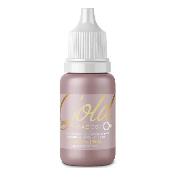 Pigmento Mag Color Gold para Micropigmentação Aréola Médio 5ml Foto 1