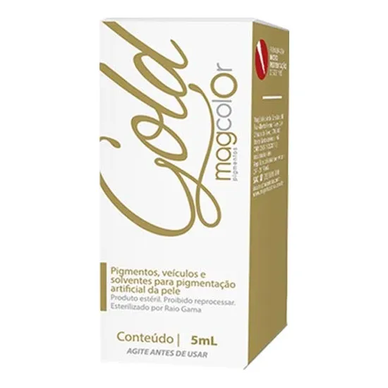 Pigmento Magcolor Gold Castanho Claro 5ml Foto 1