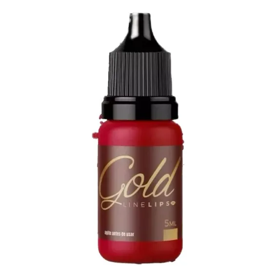 Pigmento Para Micropigmentação Magcolor Gold Line Lips 5ml Cor Pimenta Foto 1