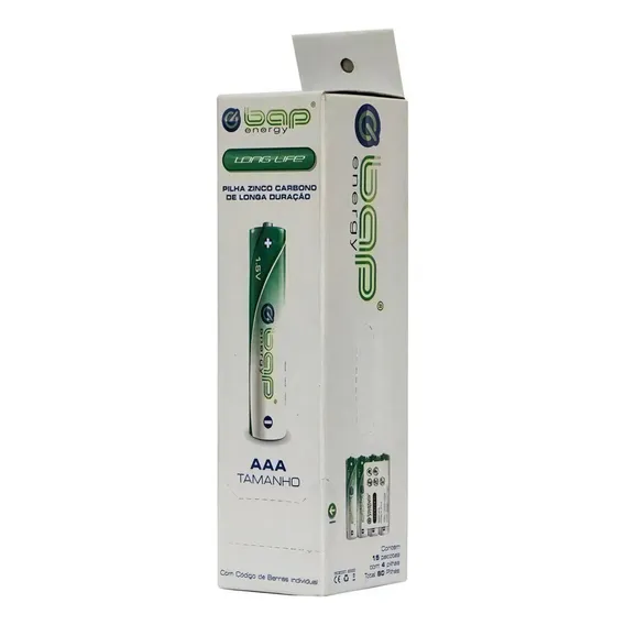 Pilha Aaa Zinco Carbono 60 Pilhas Foto 1