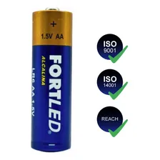 Pilha Alcalina Aa 48 Unidades Fortled Foto mini 2