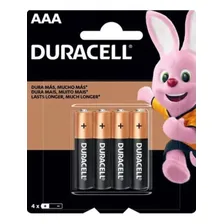 Pilha Alcalina Aaa Duracell Kit 4 Unidades Foto mini 1