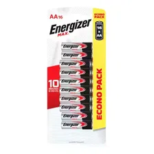 Pilha Alcalina Energizer Max Aa16 - 16 Pilhas Foto mini 1