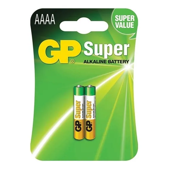 Pilha Alcalina Mini Aaaa Gp Batteries Com 2 Unidades Foto 1