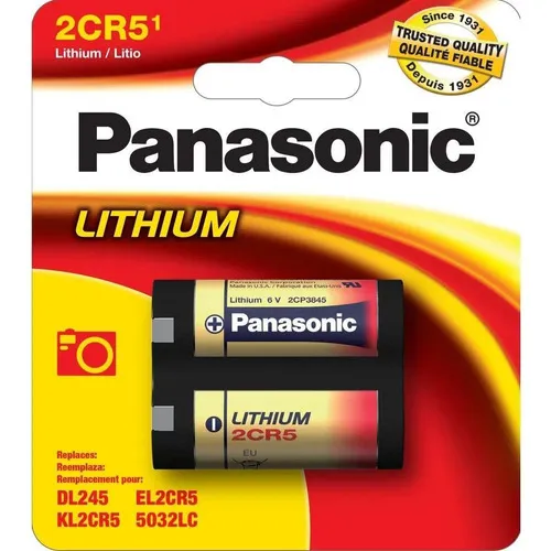 Pilha Bateria Panasonic 2cr5 6v Para Câmeras Digitais Foto 1