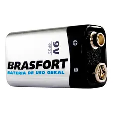 Pilha Brasfort Bateria 09v Com 1peca 6312 Foto  mini 1