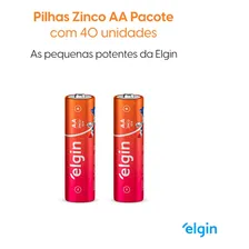 Pilha Comum Aa Elgin Pequena Caixa 80 Peças Foto mini 3