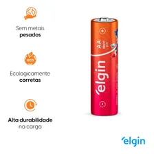 Pilha Comum Aa Elgin Pequena Caixa 80 Peças Foto mini 4