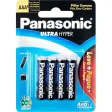 Pilha Comum Palito Aaa Cartela 08 Unidades Panasonic Foto mini  3