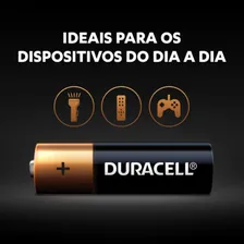 Pilha Duracell Alcalina Pequena AA Cartela com 2 Unidades Foto mini 4