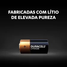 Pilha Duracell Pilha Alcalina CR123 Foto mini 4