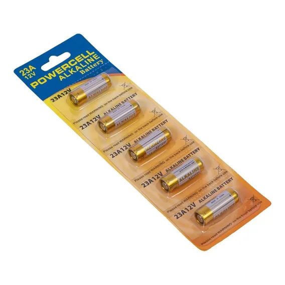 Pilha Para Controle De Portão 12v A23 Cartela Com 5 Peças Foto 1