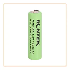 Pilha Recarregável Aa 1.2v 1300mah Com Terminal Kit C/ 4 Pç Foto  mini 1