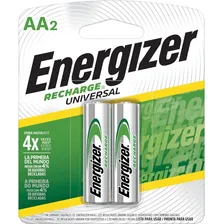 Pilha Recarregável Aa 1400mah Energizer Cartela C/ 2 Pilhas Foto mini 2