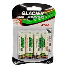 Pilha Recarregavel Aa 4700mah Cartela Com 4 Unidade Foto mini 1