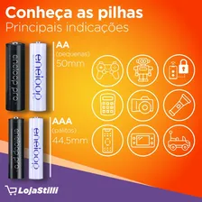 Pilha Recarregavel Aa Panasonic Eneloop Pro 2550mah 8 Un Foto mini  2