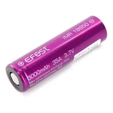 Pilha recarregável Efest IMR IMR18650V1 CilĂndrica - 1 unidad Foto mini 1
