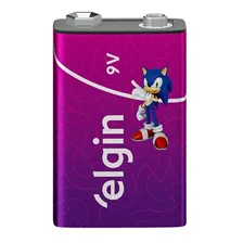 Pilha Retangular Recarregável 9v 250mah 82215 Elgin Energy Foto  mini 1