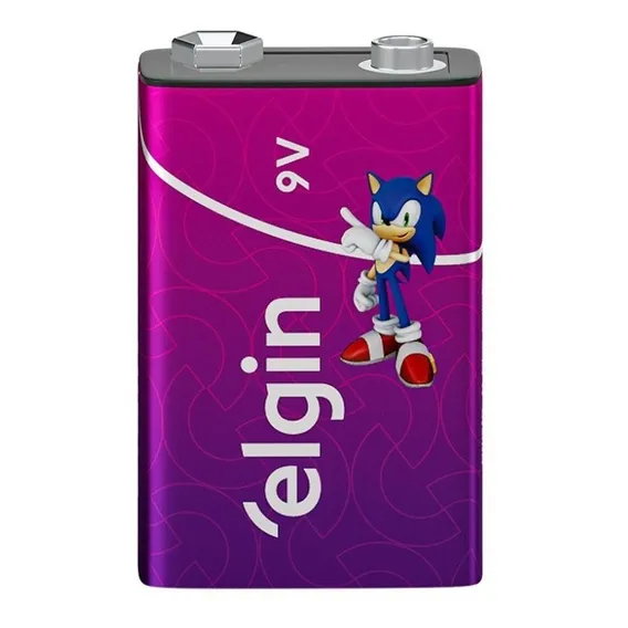 Pilha Retangular Recarregável 9v 250mah 82215 Elgin Energy Foto 1