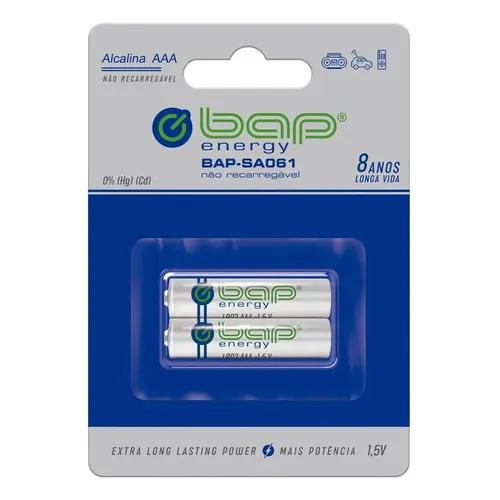 Pilha Super Alcalina Aaa Bap-sa061 Foto 1