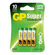 Pilhas Alcalinas Aaa Gp Super Blister Com 4 Unidades Foto  mini 1