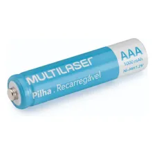 Pilhas Recarregáveis Multilaser Aaa 1000mah - 2un - Cb051 Foto mini 4