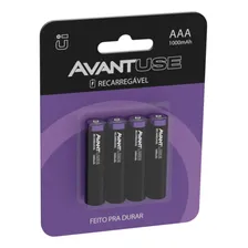 Pilhas Recarregavel Aaa 1000mah Avant - Kit 16 Unid Foto mini 2