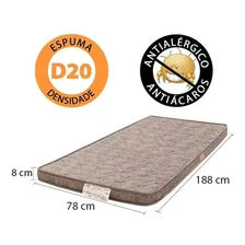 Pillow Top Colchonete De Espuma D20 Solteiro 78x188x8cm Foto mini 2