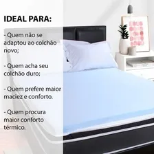 Pillow Top Topper Viscogel Em Malha King Macio Fa Maringa Foto mini 4