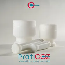 Pilão Almofariz Socador De Alho Temperos Em Polietileno Foto mini 3