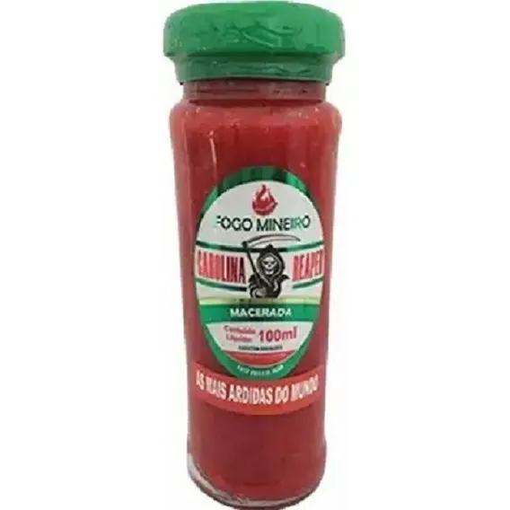 Pimenta Carolina Reaper Macerada 100ml Foto 1