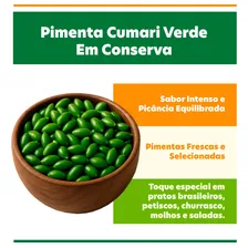 Pimenta Cumari Verde Em Conserva 200g Nativa Foto mini  2