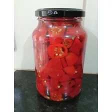 Pimenta Dedo De Moça Em Conserva No Óleo Artesanal Legítima Foto mini  3