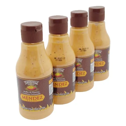 Pimenta Mendez Molho Defumado Chipotle 215ml 04 Unidades Foto 1