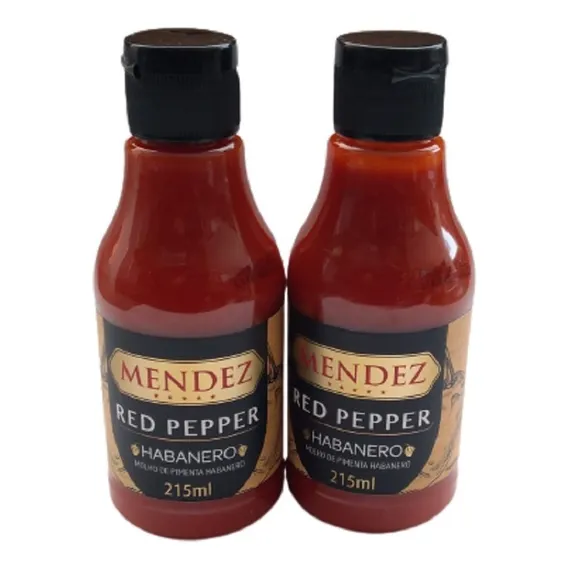 Pimenta Mendez Molho Habanero Red Pepper 215ml 02 Unidades Foto 1