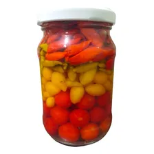 Pimenta Mista Em 4 Sabores Picantes Em Conserva No Óleo 230g Foto  mini 1