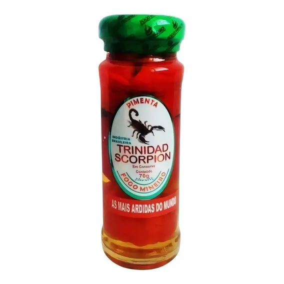 Pimenta Trinidad Scorpion Conserva 70g Foto 1