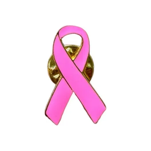 Pin Botton Broche Laço Outubro Rosa Folheado A Ouro 18k Foto 1