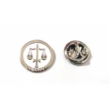 Pin Botton Broche Profissões Direito Advogado Cor Niquel Cor Prata Ou Dourado Foto mini 1