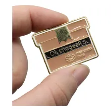 Pin Broche Metálico Esmaltado Decorativo Livre Cor Caixa Foto mini 3