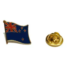 Pin Da Bandeira Da Nova Zelândia Foto  mini 1